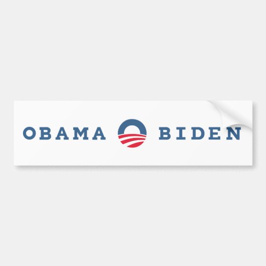 Obama/Biden 2012 Autoaufkleber (Vorne)