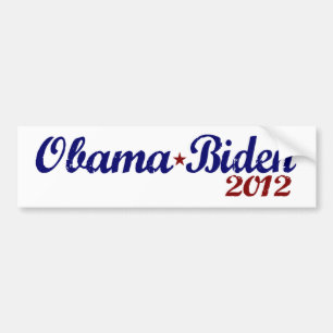 Obama Biden 2012 Autoaufkleber