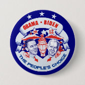 Obama Biden 2012 Button (Vorderseite)