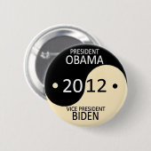 Obama/Biden 2012 Button (Vorne & Hinten)