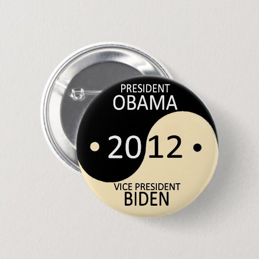 Obama/Biden 2012 Button (Vorne & Hinten)