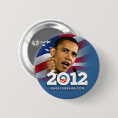 Obama Biden 2012 Button (Vorne & Hinten)