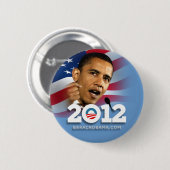 Obama Biden 2012 Button (Vorne & Hinten)