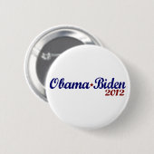 Obama Biden 2012 Button (Vorne & Hinten)