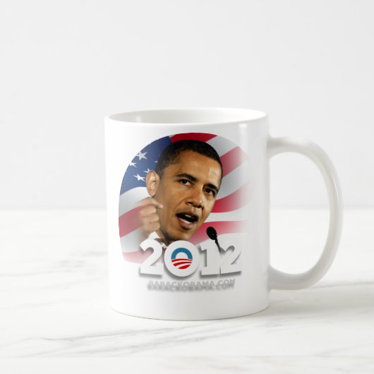 Obama Biden 2012 Kaffeetasse (Rechts)