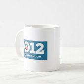 Obama Biden 2012 Kaffeetasse (Vorderseite Links)