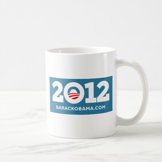 Obama Biden 2012 Kaffeetasse (Rechts)