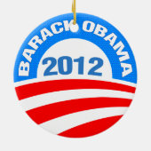 Obama Biden 2012 Keramikornament (Hinten)