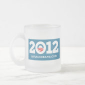 Obama Biden 2012 Mattglastasse (Links)