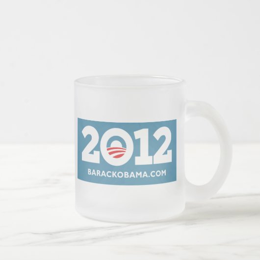 Obama Biden 2012 Mattglastasse (Rechts)