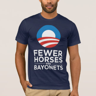 Obama Biden 2012 weniger Pferde und Bajonette T-Shirt