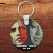 obama biden art copy , BARACK OBAMA JOE BID ... Schlüsselanhänger (Vorderseite)