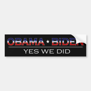 Obama * Biden - Aufkleber Autoaufkleber