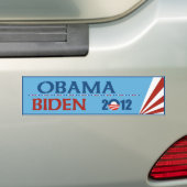 Obama - Biden Autoaufkleber 2012 (Auf Auto)