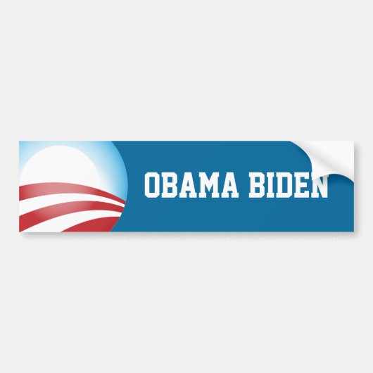 Obama-Biden-Autoaufkleber Autoaufkleber (Vorne)