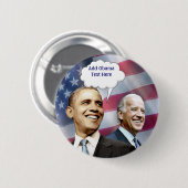 Obama Biden Button (Vorne & Hinten)