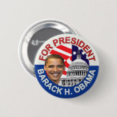 Obama Biden Button (Vorne & Hinten)