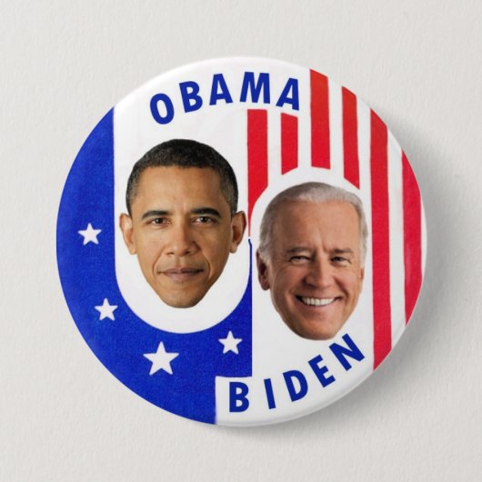 Obama Biden Button (Vorderseite)