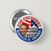 Obama Biden Button (Vorne & Hinten)