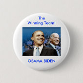 Obama Biden Button (Vorderseite)