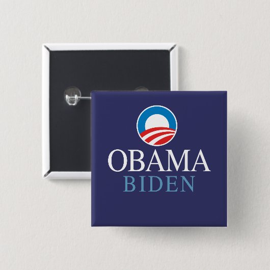 Obama Biden Button (Vorne & Hinten)