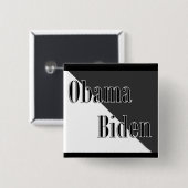 Obama Biden Button (Vorne & Hinten)