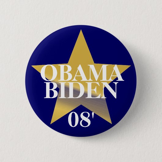 Obama Biden Button (Vorderseite)
