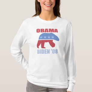 Obama Biden Eisbär Frauen Kapuzenpullover T-Shirt