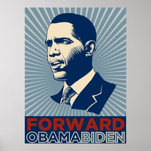 Obama Biden Forward Poster (Vorne)