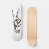 Obama, Biden FriedensSkateboard Skateboard (Vorderseite)