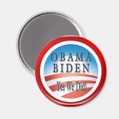OBAMA BIDEN JA, DIE WIR MAGNET GETAN HABEN (Vorderseite/Rückseite)