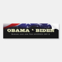 Obama-/Biden Kampagnen-Autoaufkleber