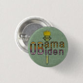 Obama/Biden kleiner Knopf Button (Vorne & Hinten)