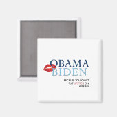 Obama Biden Magnet - Anti Palin/McCain (Vorderseite/Rückseite)