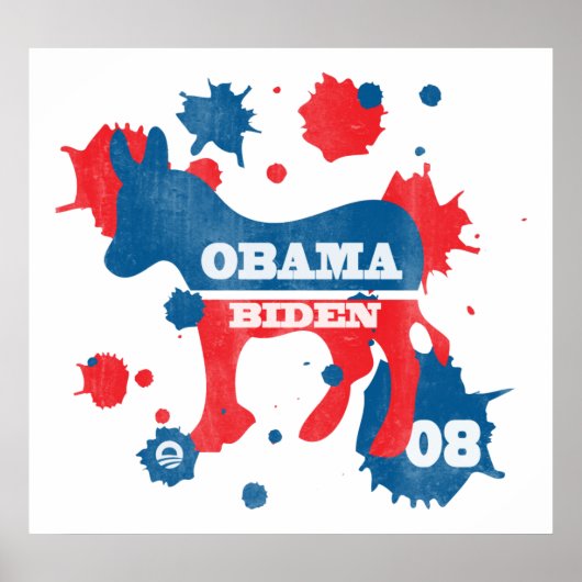 Obama Biden Paint Poster (Vorne)