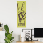 Obama Biden Peace Print Poster (Heimbüro)