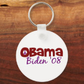 Obama Biden Peace Schlüsselanhänger (Vorderseite)