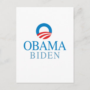 Obama Biden Postkarte