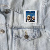 Obama/Biden quadratischer Knopf Button (Beispiel)