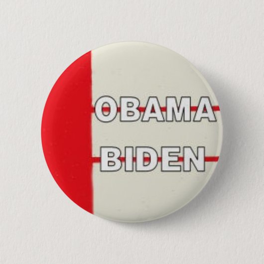 Obama Biden Redline Knopf Button (Vorderseite)