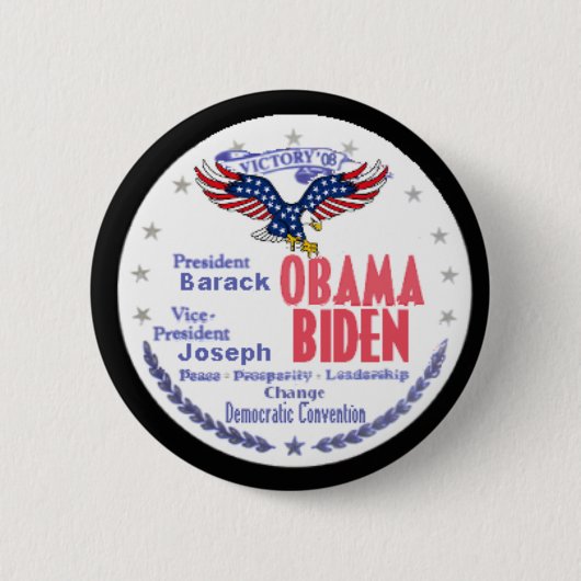 Obama Biden Ticket Button (Vorderseite)