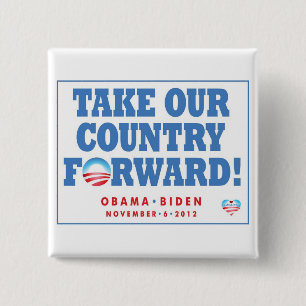 Obama-Biden TOCF u. Abstimmungs-Button Button