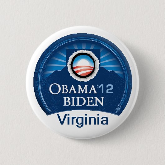 Obama Biden VIRGINIA Button (Vorderseite)