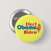 Obama Biden wählen Knopf Button (Vorne & Hinten)