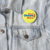 Obama Biden wählen Knopf Button (Beispiel)