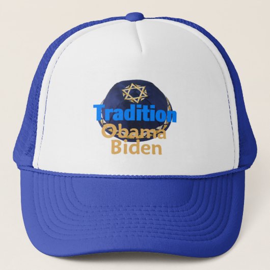 Obama Biden YARMULKE Hut Truckerkappe (Vorderseite)