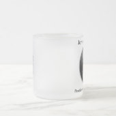 Obama-Bier-Tasse! Mattglastasse (Mittel)