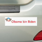 Obama-bin Biden greift unten ab Autoaufkleber (Auf Auto)