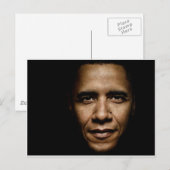 Obama-Black Postkarte (Vorne/Hinten)