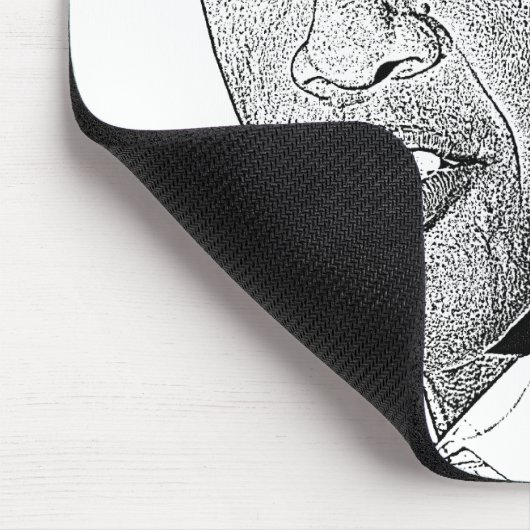 Obama-Bleistift-Zeichnen Mousepad (Ecke)